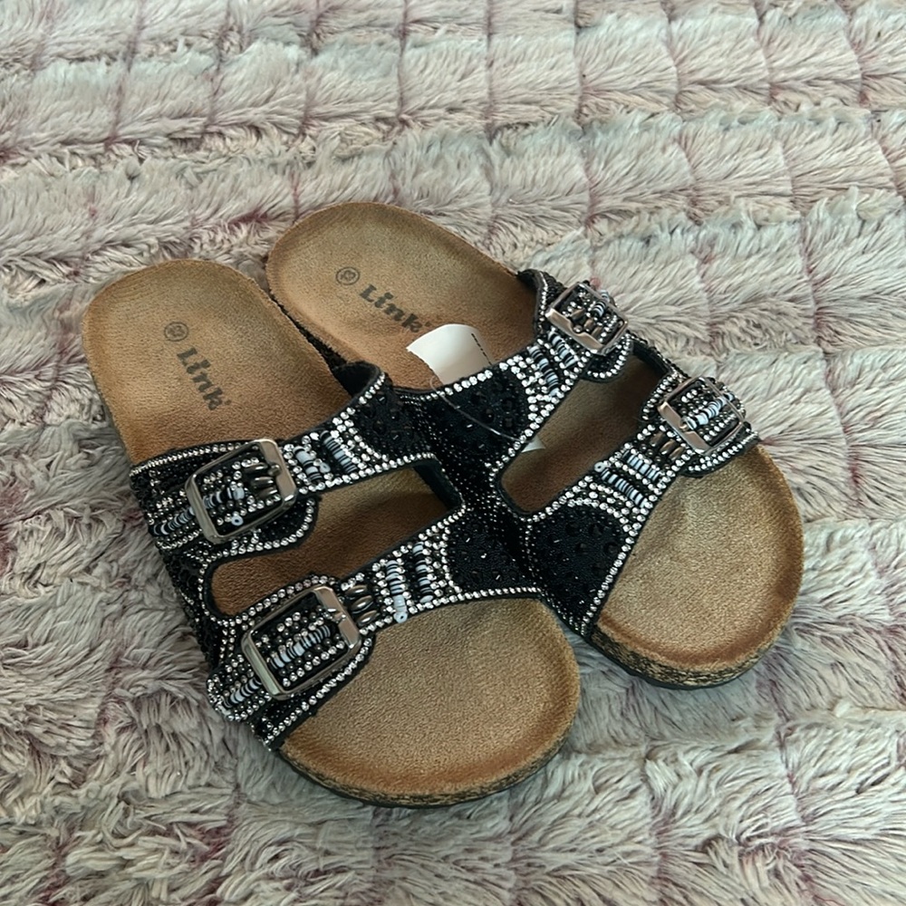 Girls Link beaded Sandals size 13